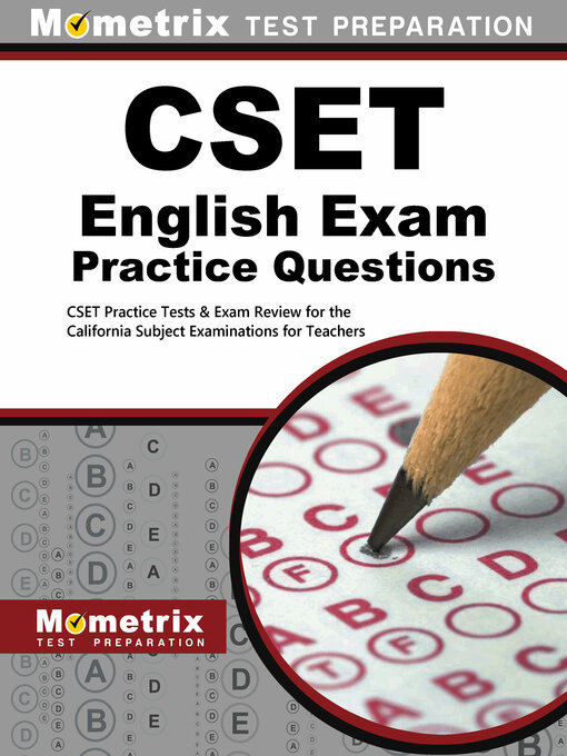 Cover image for CSET English Exam Practice Questions